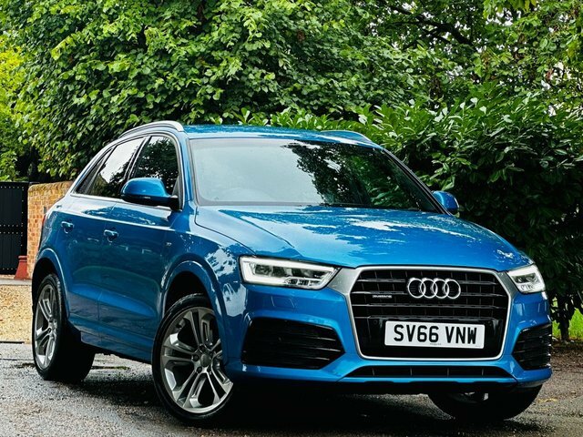 Audi Q3 2.0 Tdi S Line Plus Suv S Tronic Quattr Blue #2