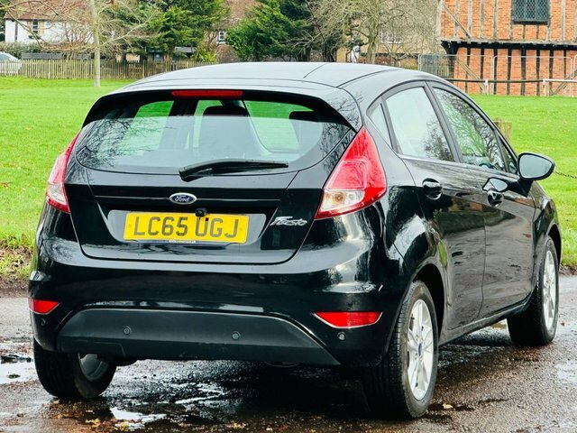 Ford Fiesta 1.6 Zetec Hatchback Powershift Euro 6 LC65UGJ Black #4