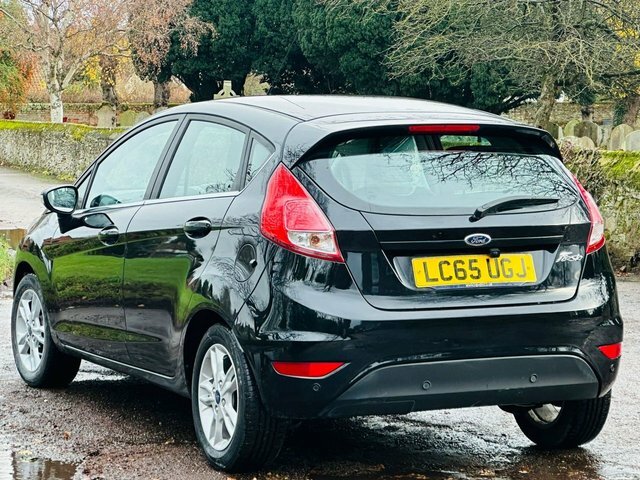 Ford Fiesta 1.6 Zetec Hatchback Powershift Euro 6 LC65UGJ Black #6