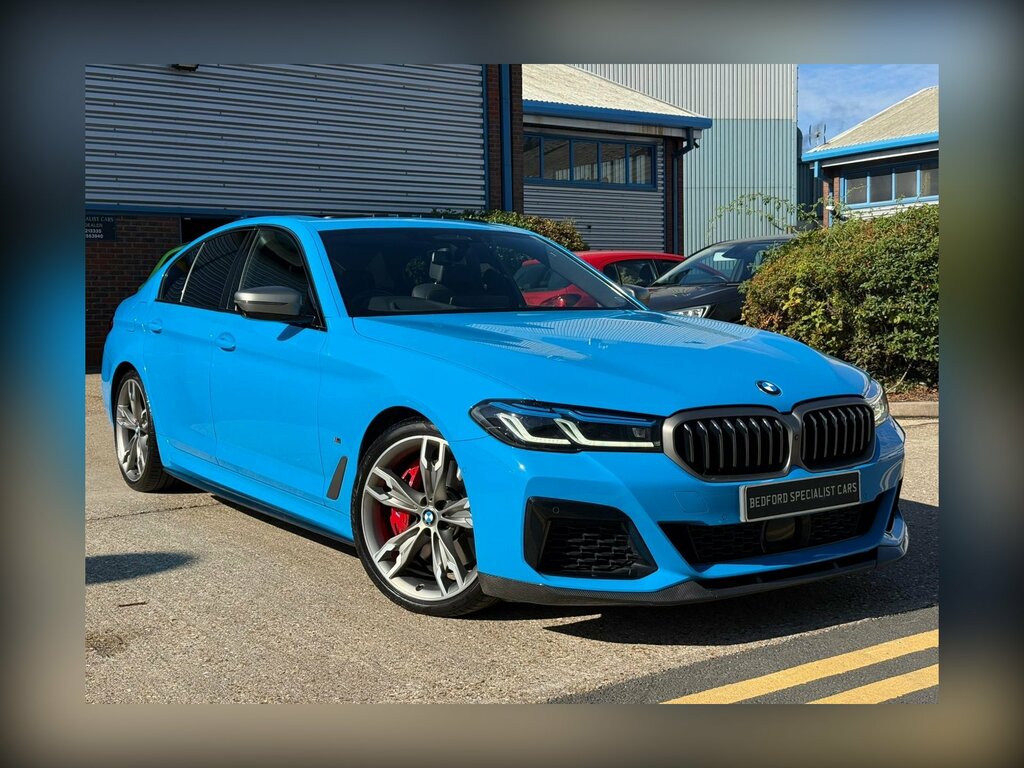 BMW 5 Series M550i Xdrive Blue