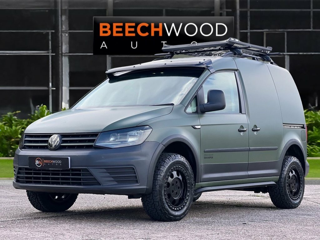 Volkswagen Caddy 2019 2.0 Tdi C20 Bluemotion Tech Beechwood Swamper NA19XER Green #2