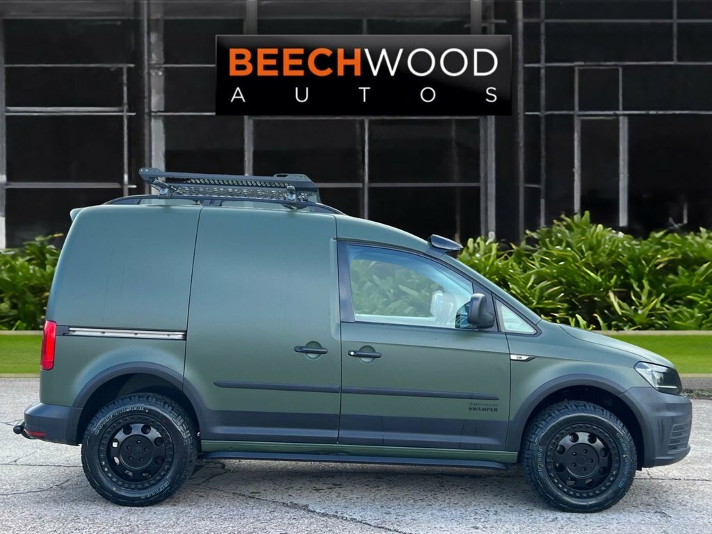Volkswagen Caddy 2019 2.0 Tdi C20 Bluemotion Tech Beechwood Swamper NA19XER Green #4