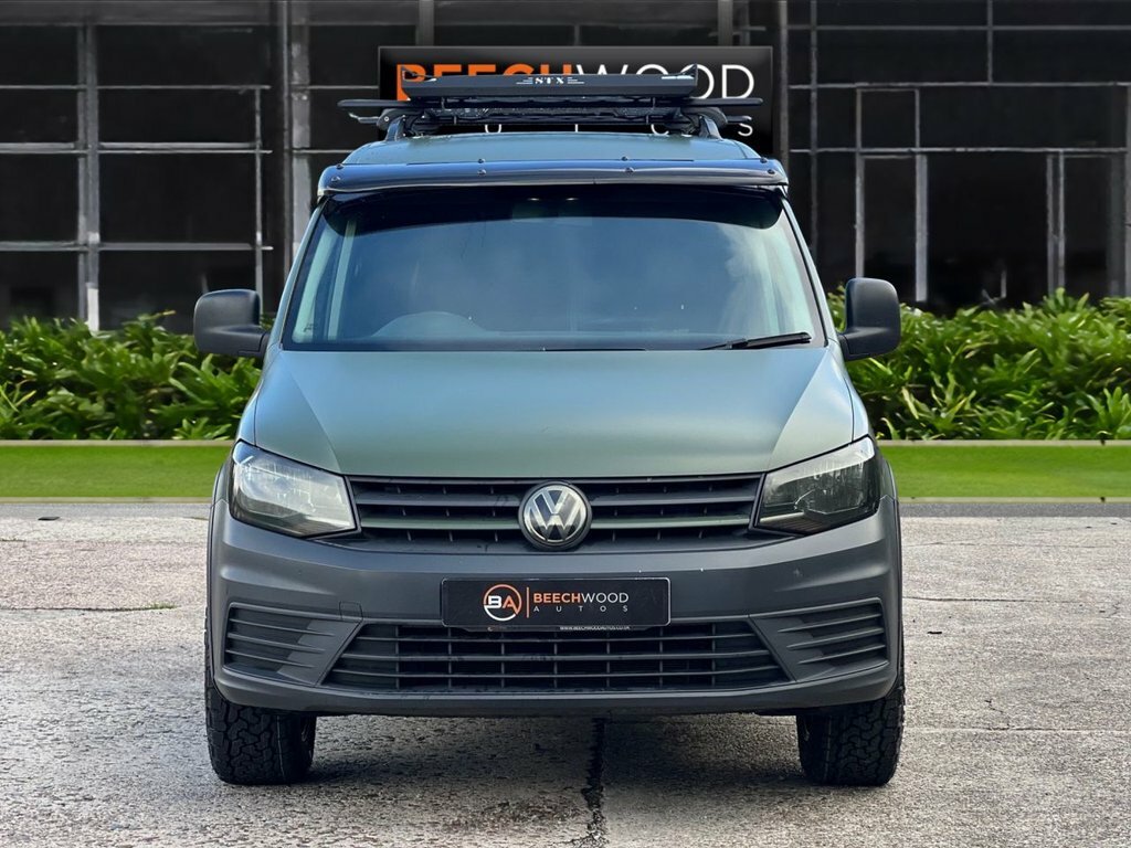 Volkswagen Caddy 2019 2.0 Tdi C20 Bluemotion Tech Beechwood Swamper NA19XER Green #3