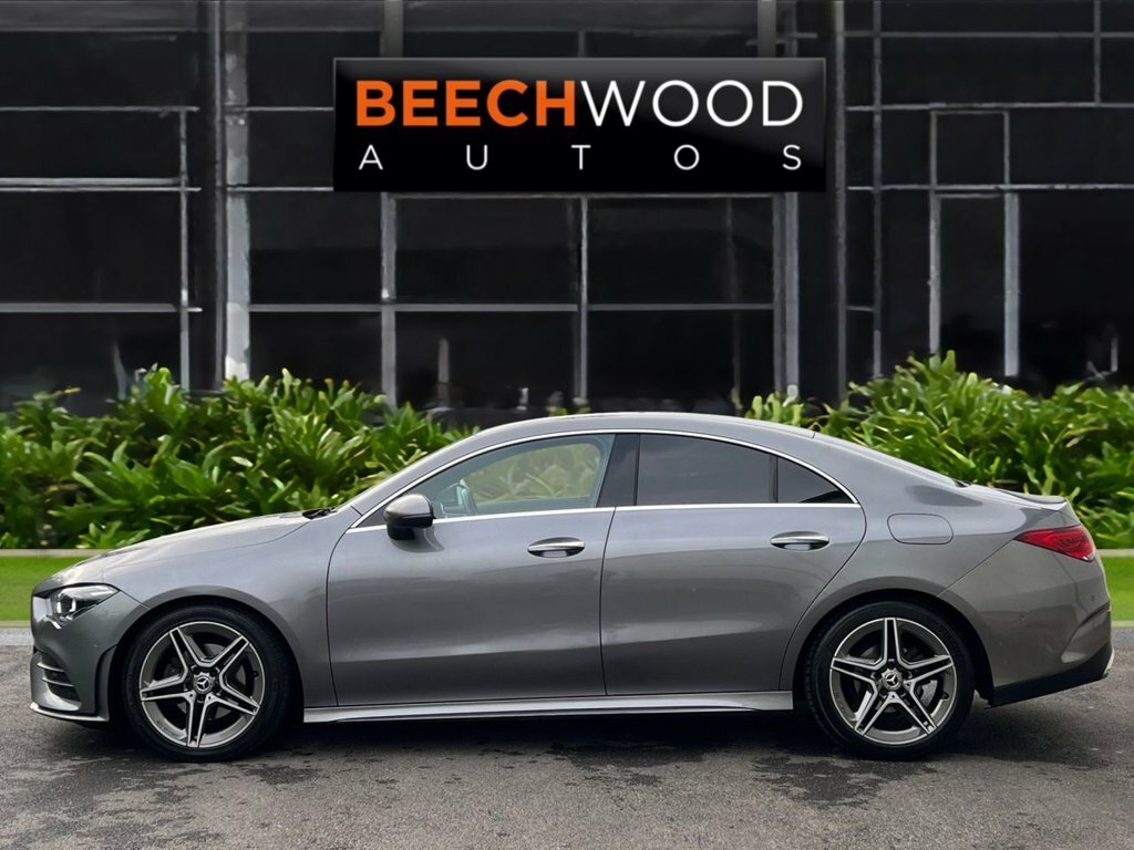 Mercedes-Benz CLA Class 2019 1.3 Cla180 Amg Line Premium Coupe Petro SD69WHN Grey #4