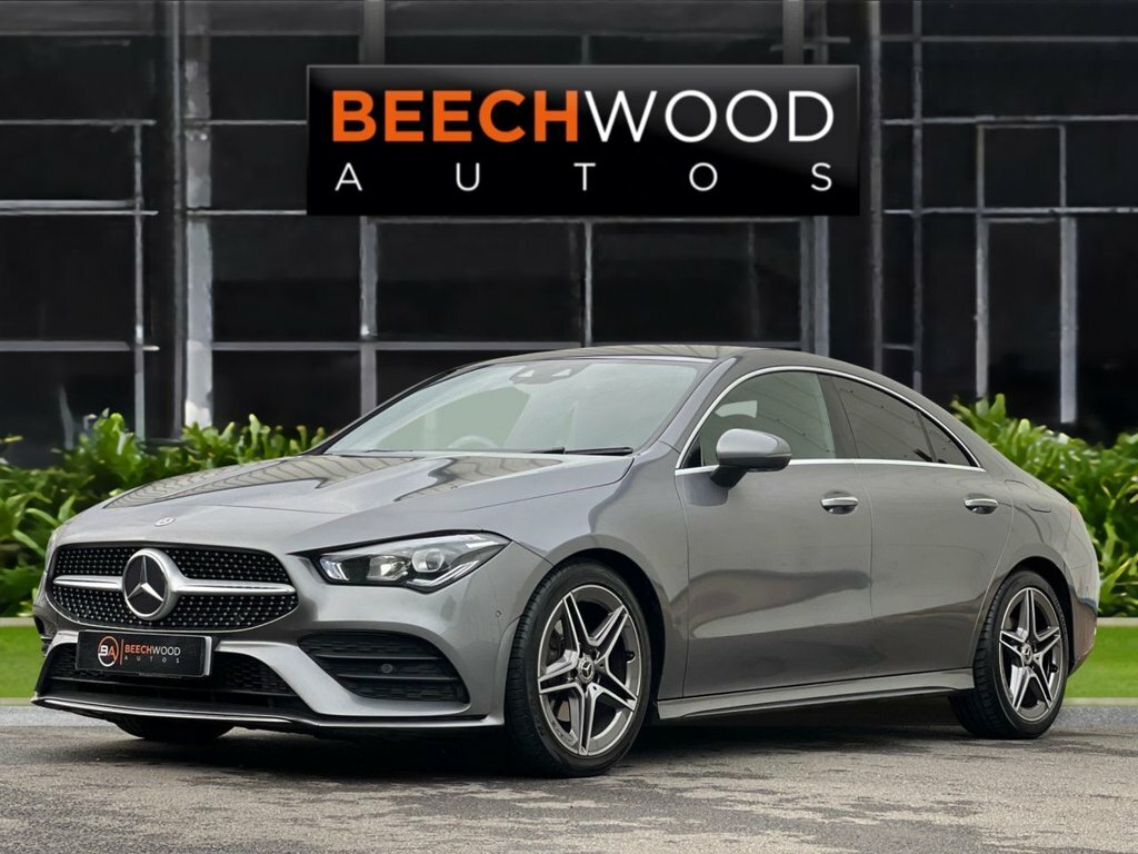 Mercedes-Benz CLA Class 2019 1.3 Cla180 Amg Line Premium Coupe Petro SD69WHN Grey #2