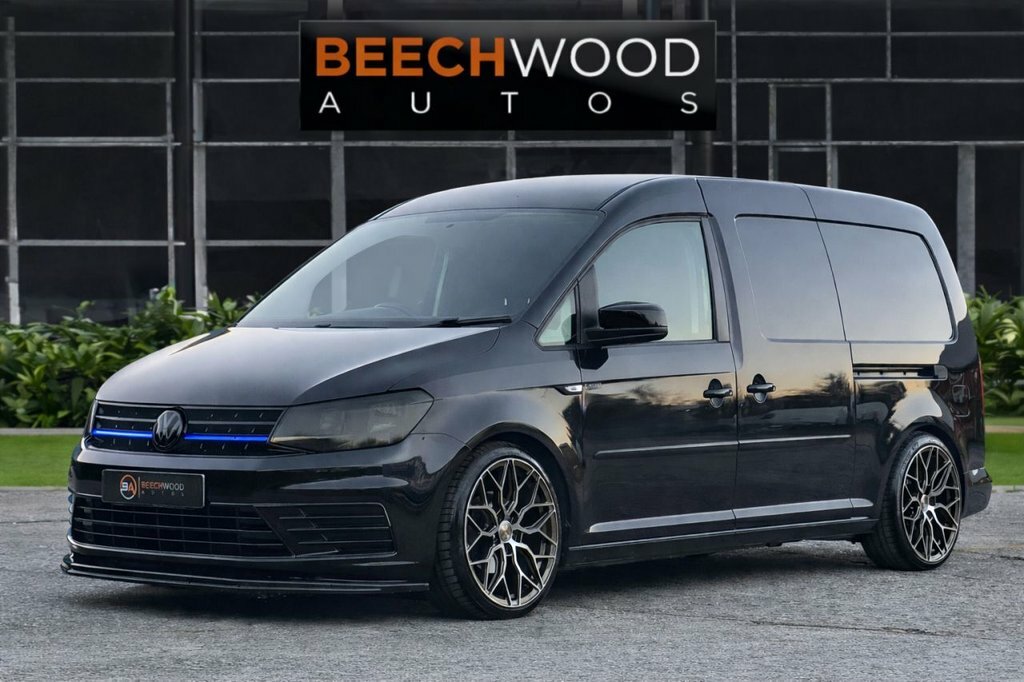Volkswagen Caddy Maxi 2019 2.0 Tdi C20 Beechwood Custom Panel Van 6Dr Di NJ69HNT Black #2