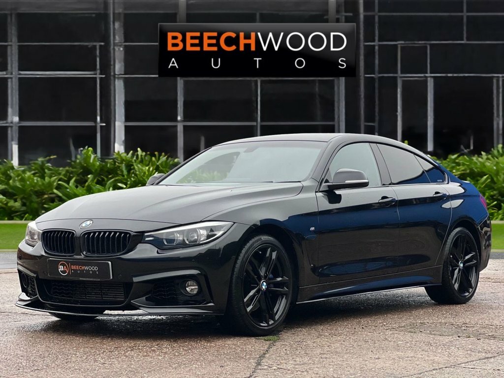 BMW 4 Series Gran Coupe 2018 2.0 420D M Sport Hatchback Xd WV18TVJ Black #2