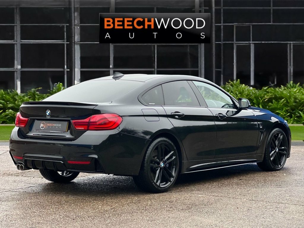 BMW 4 Series Gran Coupe 2018 2.0 420D M Sport Hatchback Xd WV18TVJ Black #5