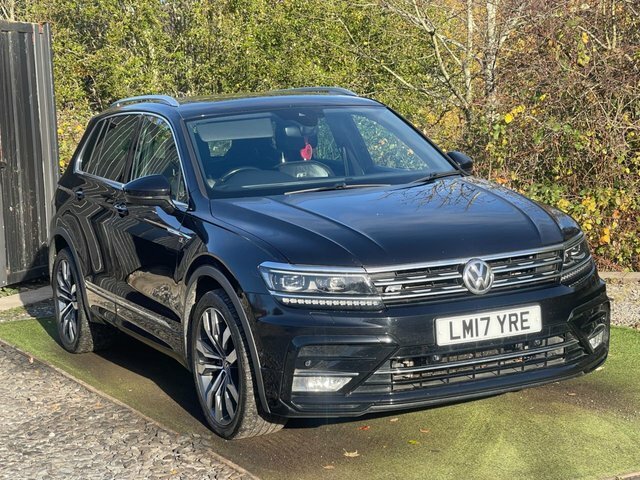 Volkswagen Tiguan 2.0 Tdi Bluemotion Tech R-line Suv Dsg LM17YRE Black #6