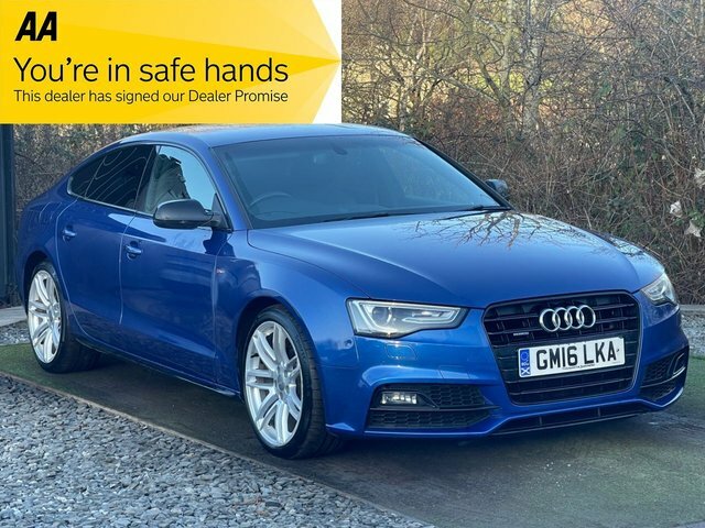 Audi A5 2.0 Tdi Black Edition Plus Sportback S Blue