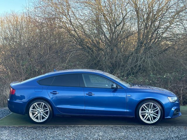 Audi A5 2.0 Tdi Black Edition Plus Sportback S GM16LKA Blue #4