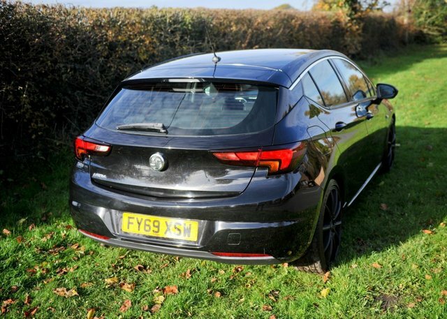 Vauxhall Astra 2019 1.4I Turbo Sri Hatchback Eu FY69XSW Black #3