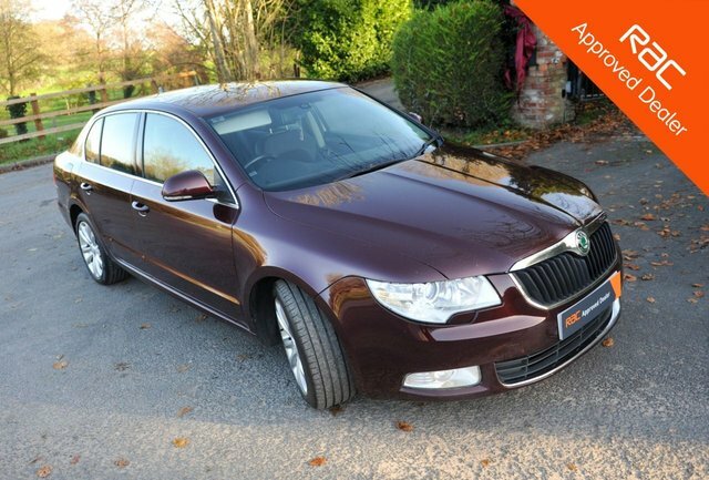 Skoda Superb Hatchback White #1