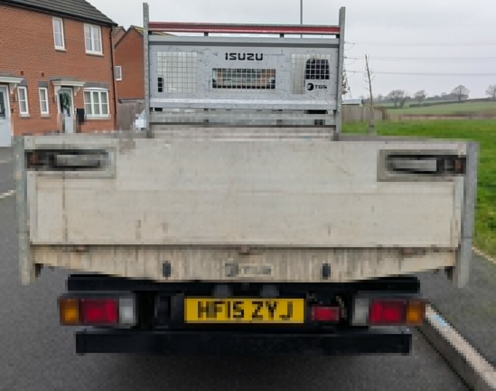 Isuzu  N35.120t 14Ft Dropside No Vat Scaffolding Truck White #7