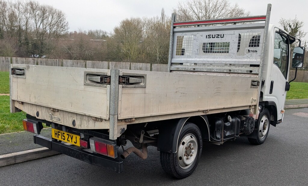 Isuzu  N35.120t 14Ft Dropside No Vat Scaffolding Truck White #8