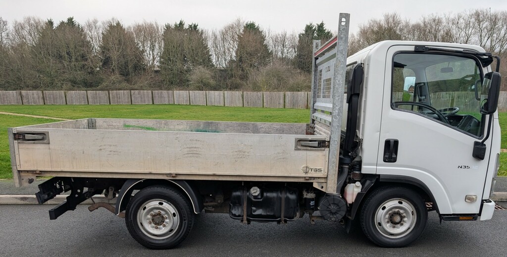 Isuzu  N35.120t 14Ft Dropside No Vat Scaffolding Truck White #9