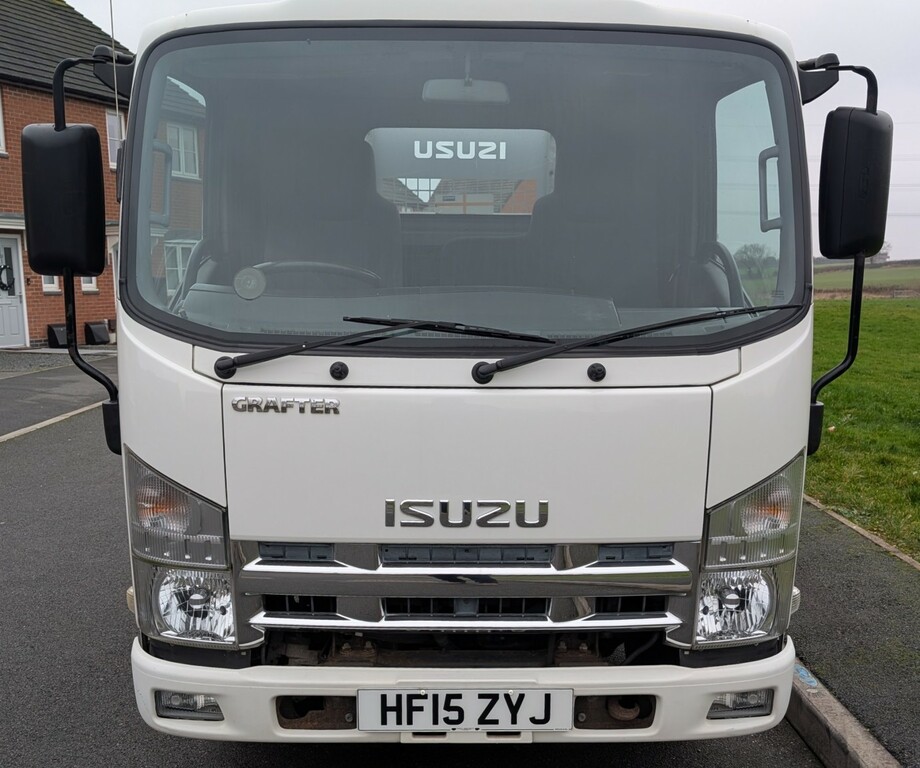 Isuzu  N35.120t 14Ft Dropside No Vat Scaffolding Truck White #2