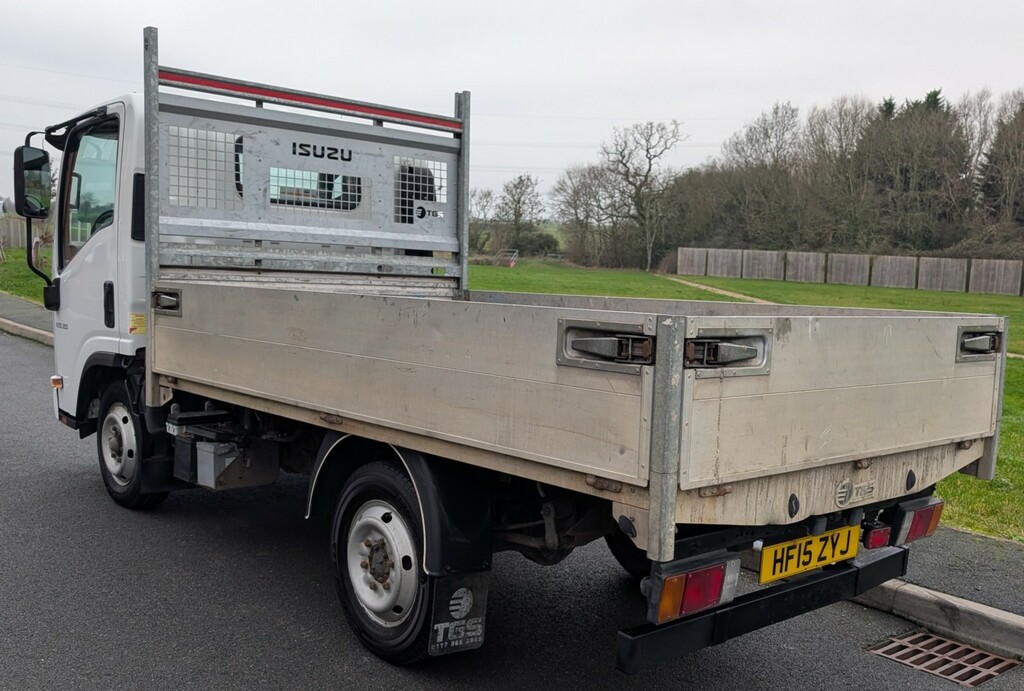 Isuzu  N35.120t 14Ft Dropside No Vat Scaffolding Truck White #6