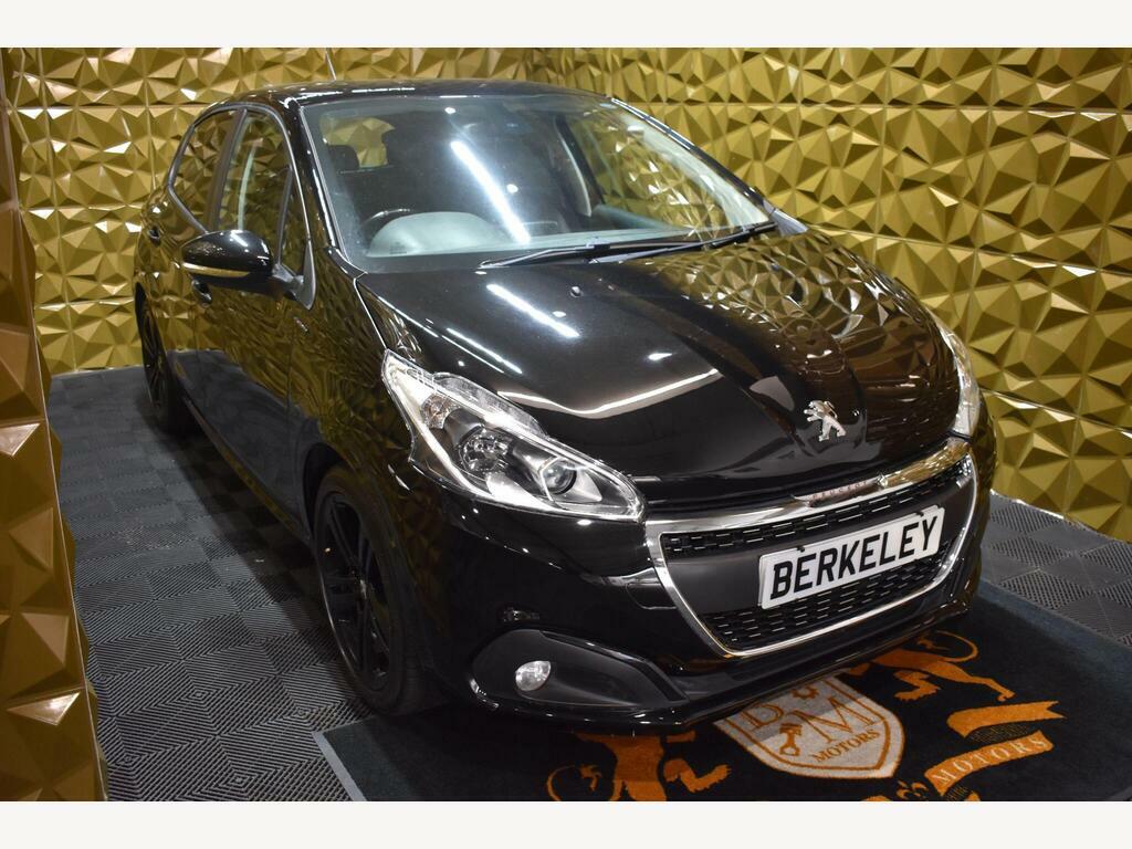 Peugeot 208 1.2 Puretech Gpf Gt Line Euro 6 S S Black