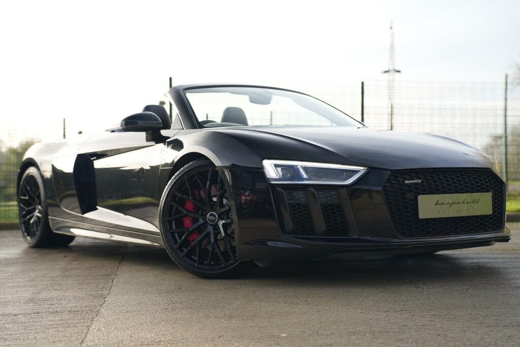Audi R8 5.2 Fsi V10 Spyder S Tronic Quattro Euro 6 Ss 2 Black #6