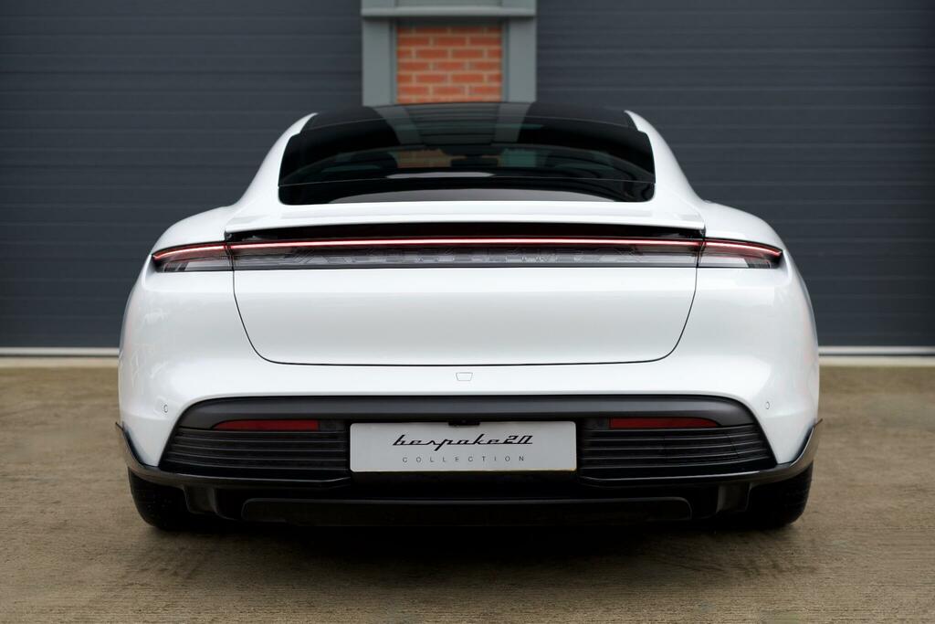 Porsche Taycan 4S White #5