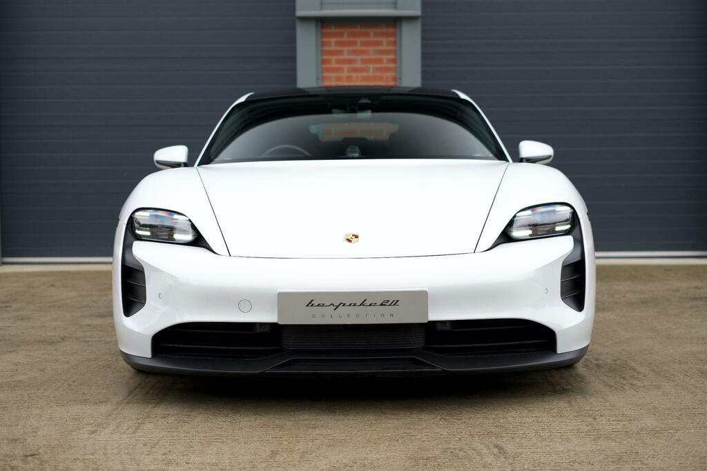 Porsche Taycan 4S White #2
