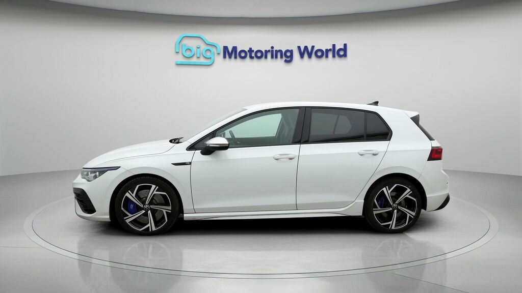 Volkswagen Golf R White #4