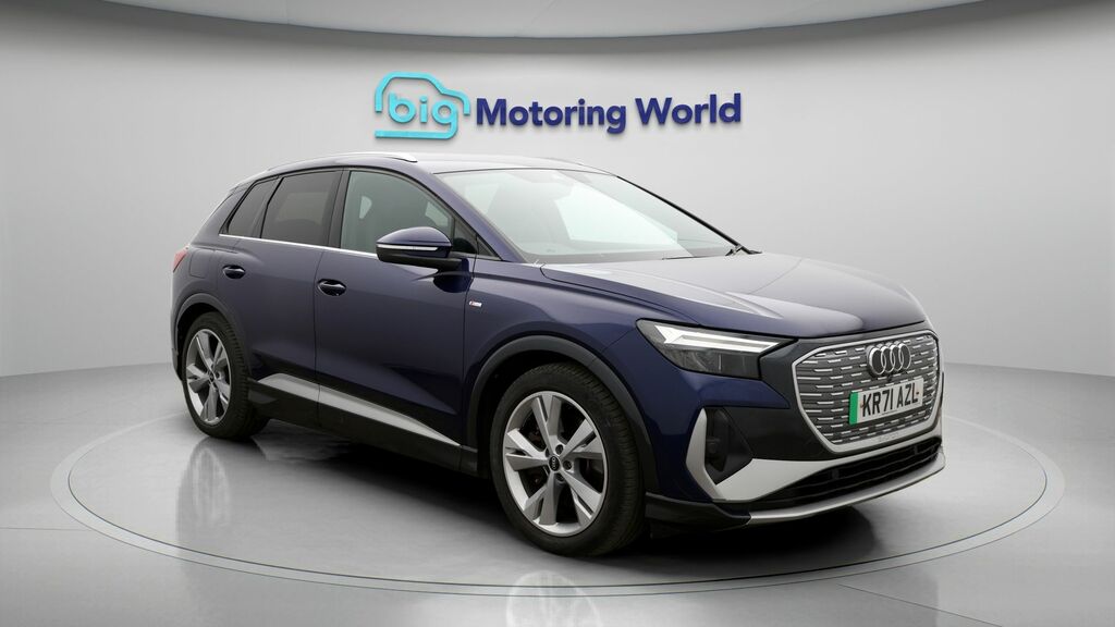 Audi Q4 E Tron S Line Blue