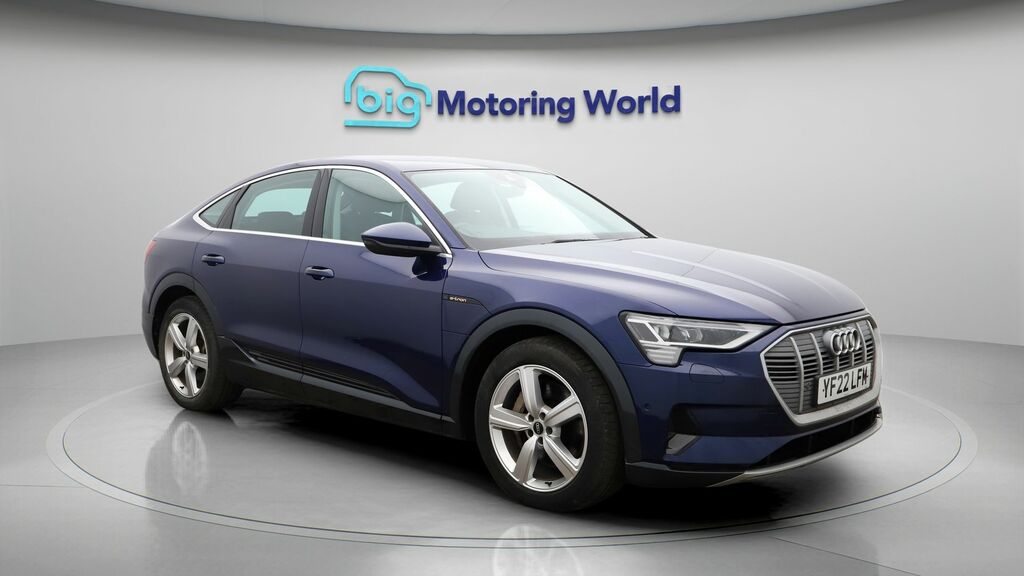 Audi E-tron Technik Blue
