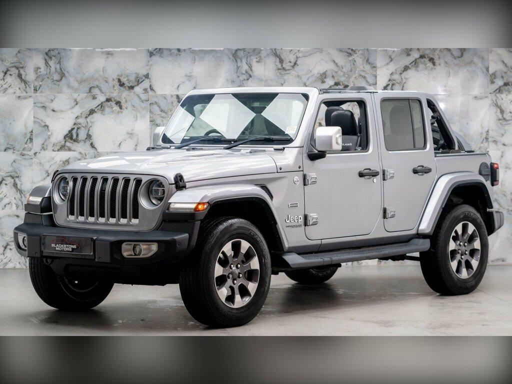 Jeep Wrangler 2.2 Multijetii Overland 4Wd Euro 6 Ss Silver #2