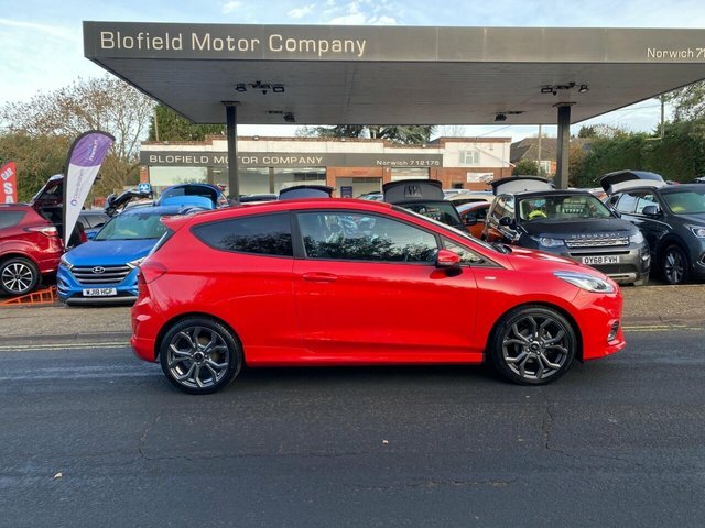 Ford Fiesta 1.0T Ecoboost Mhev St-line Edition Hatchback P LL70ORK Red #4