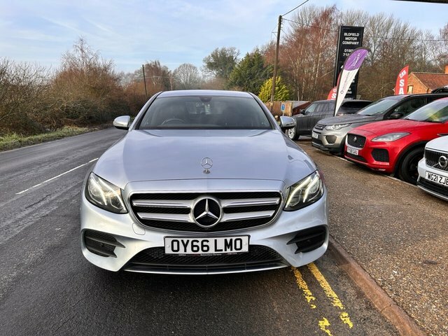Mercedes-Benz E Class 2.0 E220d Amg Line Saloon G-tronic Eur OY66LMO Silver #2