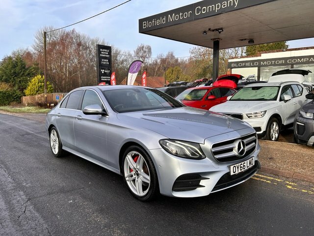 Mercedes-Benz E Class 2.0 E220d Amg Line Saloon G-tronic Eur OY66LMO Silver #3