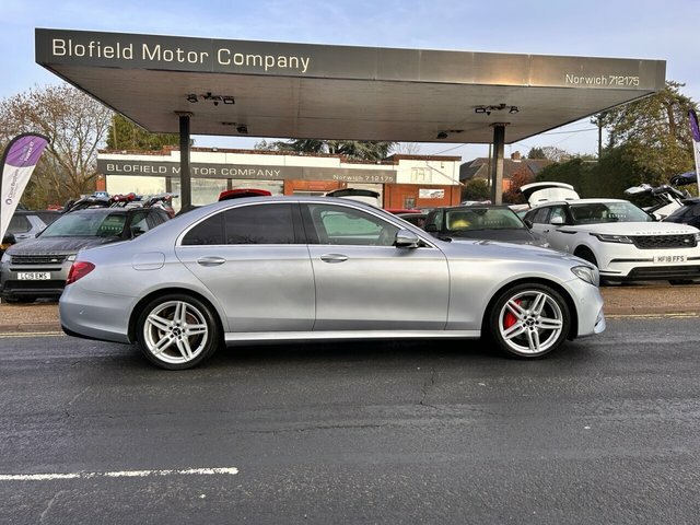 Mercedes-Benz E Class 2.0 E220d Amg Line Saloon G-tronic Eur OY66LMO Silver #4