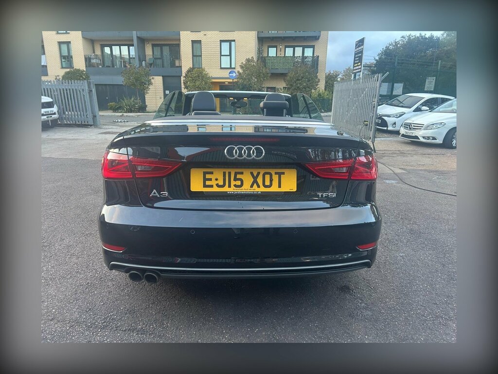 Audi A3 Cabriolet 1.8 Tfsi S Line S Tronic Euro 6 Ss Black #4