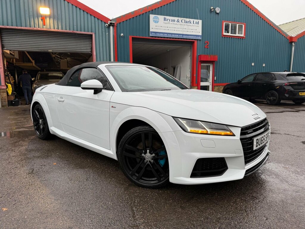 Audi TT 2.0 Tfsi S Line Roadster S Tronic Quattro Euro 6 BU65SPV White #3