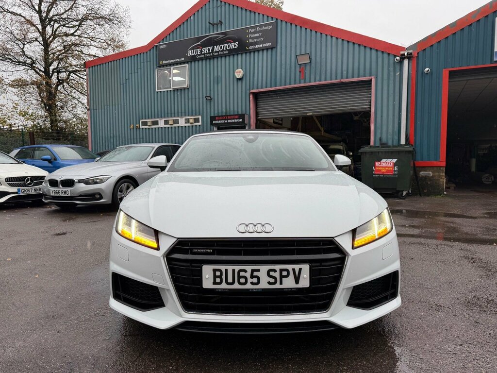 Audi TT 2.0 Tfsi S Line Roadster S Tronic Quattro Euro 6 BU65SPV White #2