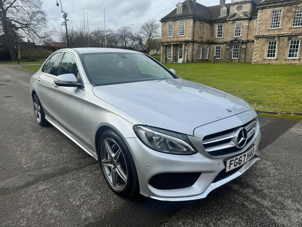 Mercedes-Benz C Class Saloon 2.1 C220d Amg Line 2017 Silver