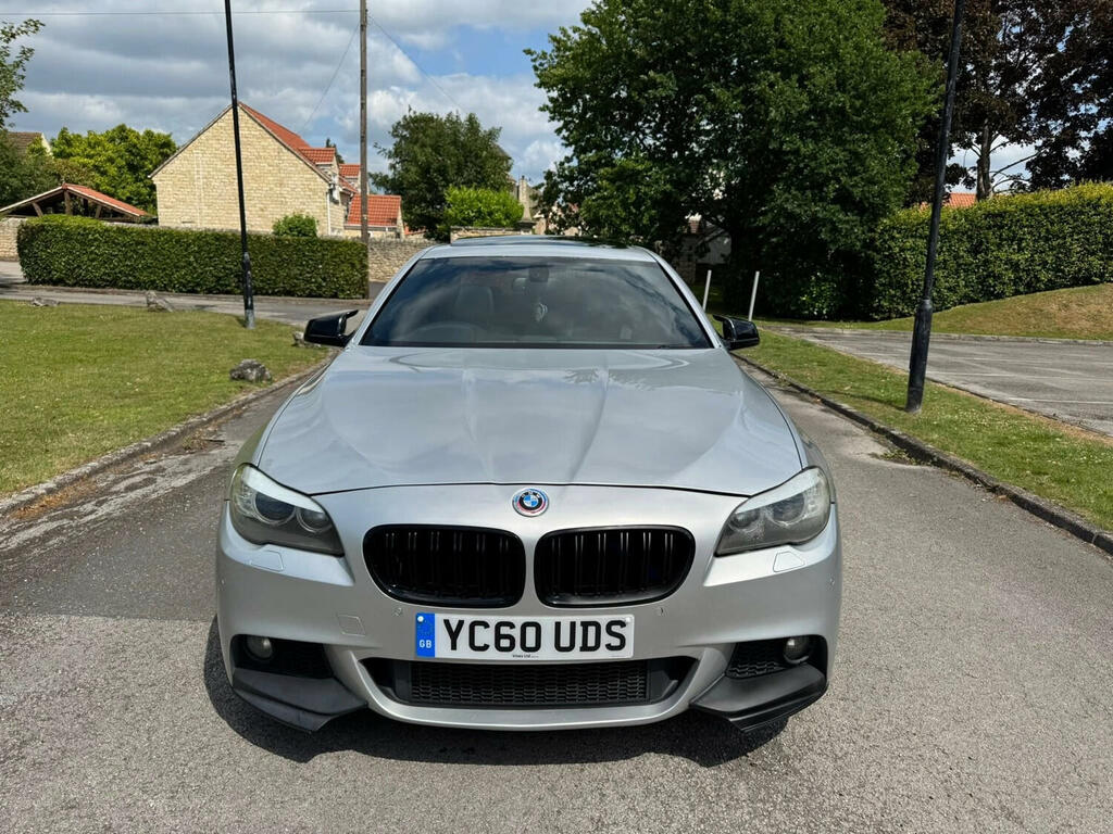 BMW 5 Series Saloon 3.0 530D M Sport Saloon 201060 Silver #4
