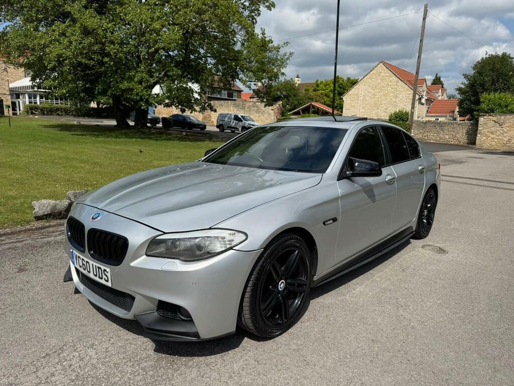 BMW 5 Series Saloon 3.0 530D M Sport Saloon 201060 Silver #2