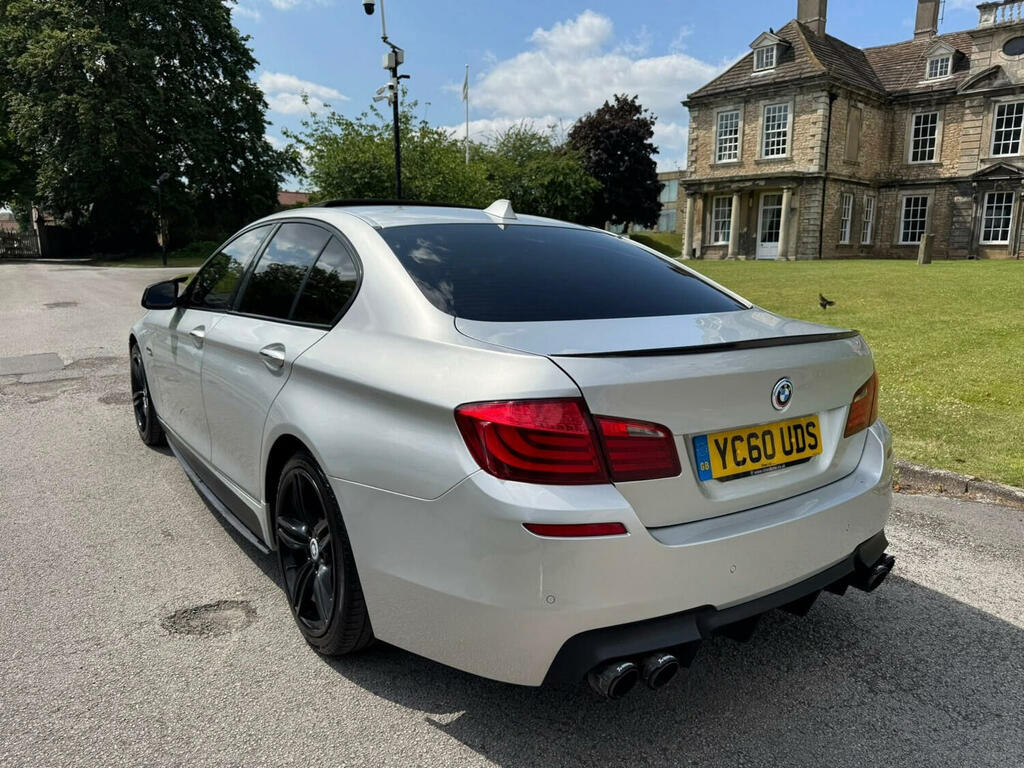 BMW 5 Series Saloon 3.0 530D M Sport Saloon 201060 Silver #3