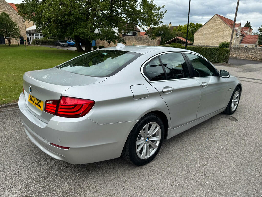 BMW 5 Series Saloon 2.0 520D Se Saloon 2012 AV12UHL Silver #6