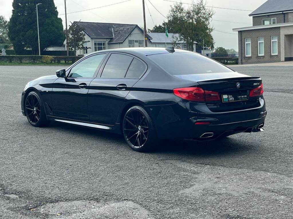BMW 5 Series 520D M Sport YK19ZOF Black #5