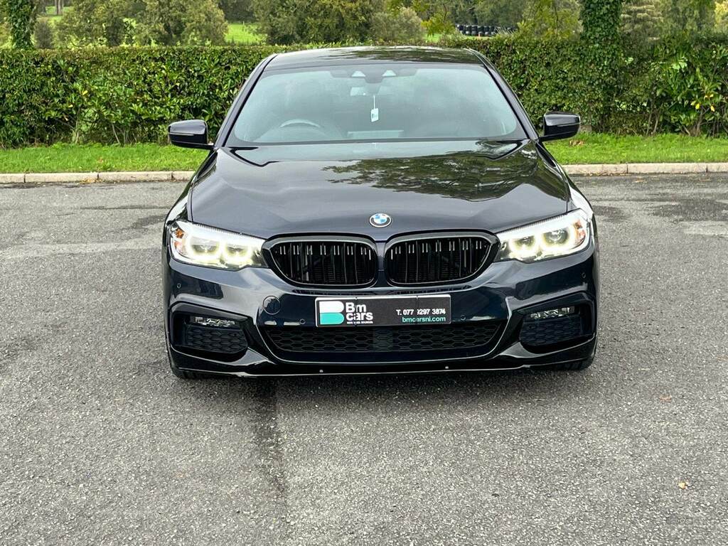 BMW 5 Series 520D M Sport YK19ZOF Black #6