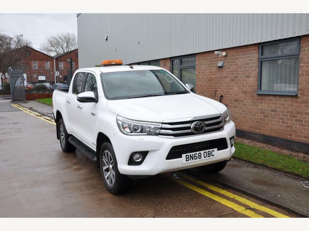 Toyota HILUX 2.4 D-4d Invincible 4Wd Euro 6 S S White #5