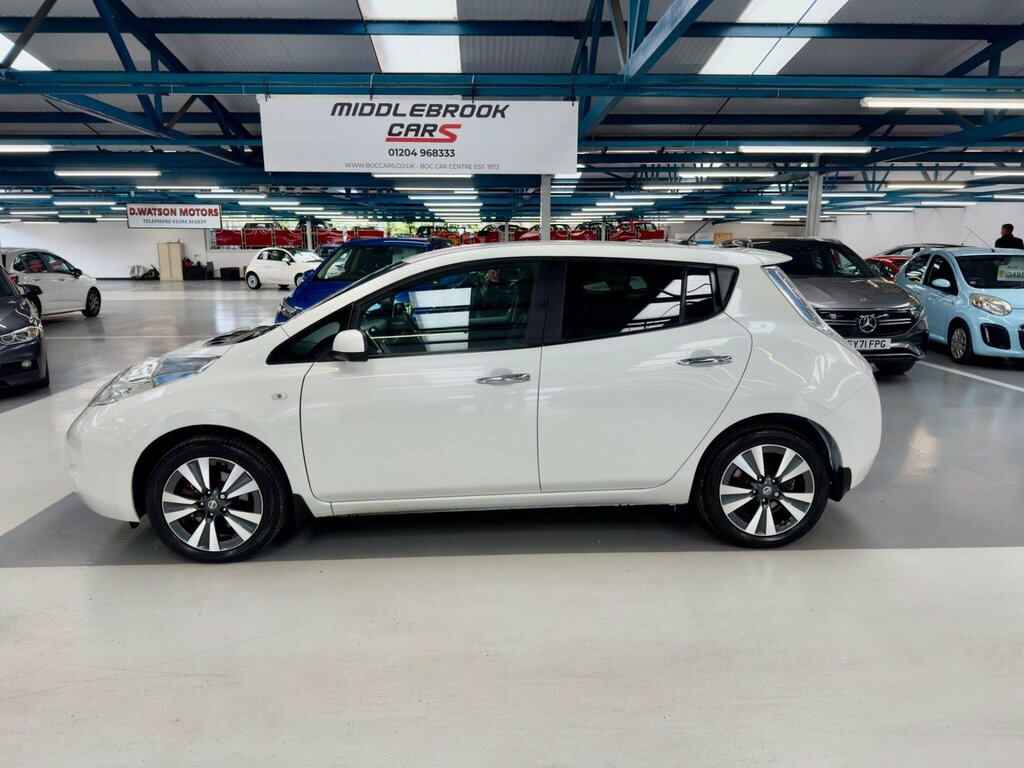 Nissan Leaf 24Kwh Tekna White #4