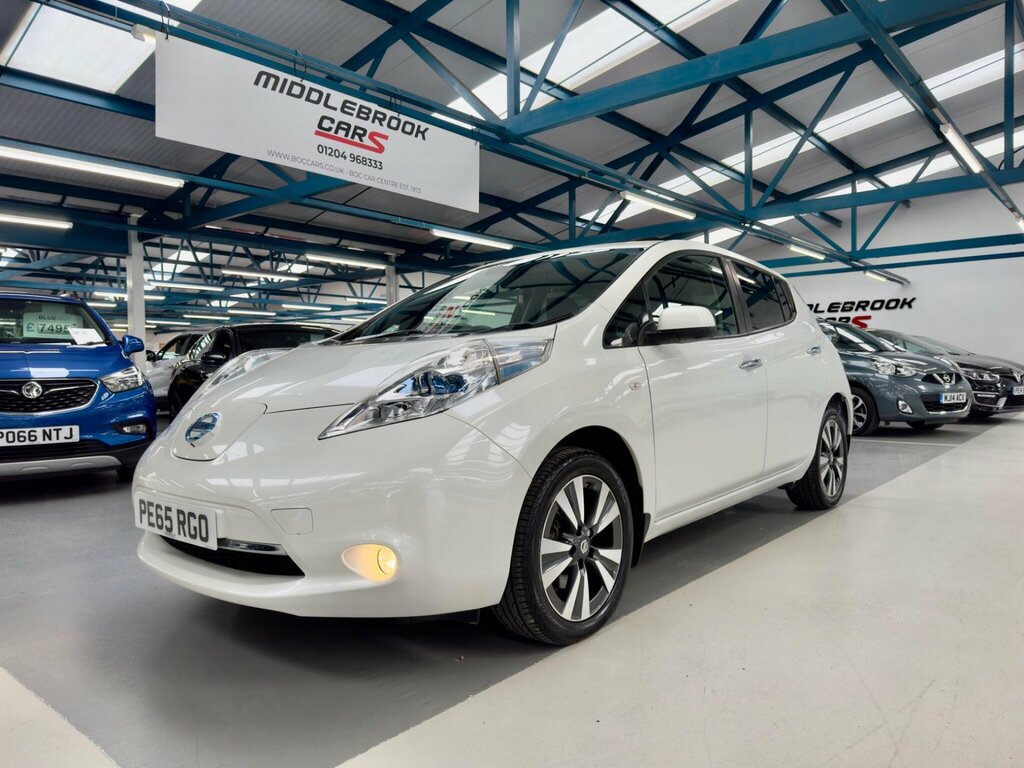 Nissan Leaf 24Kwh Tekna White