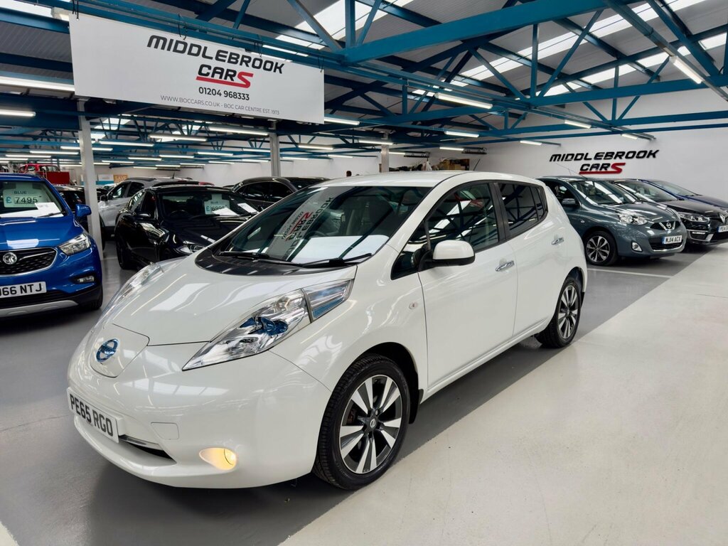 Nissan Leaf 24Kwh Tekna White #2