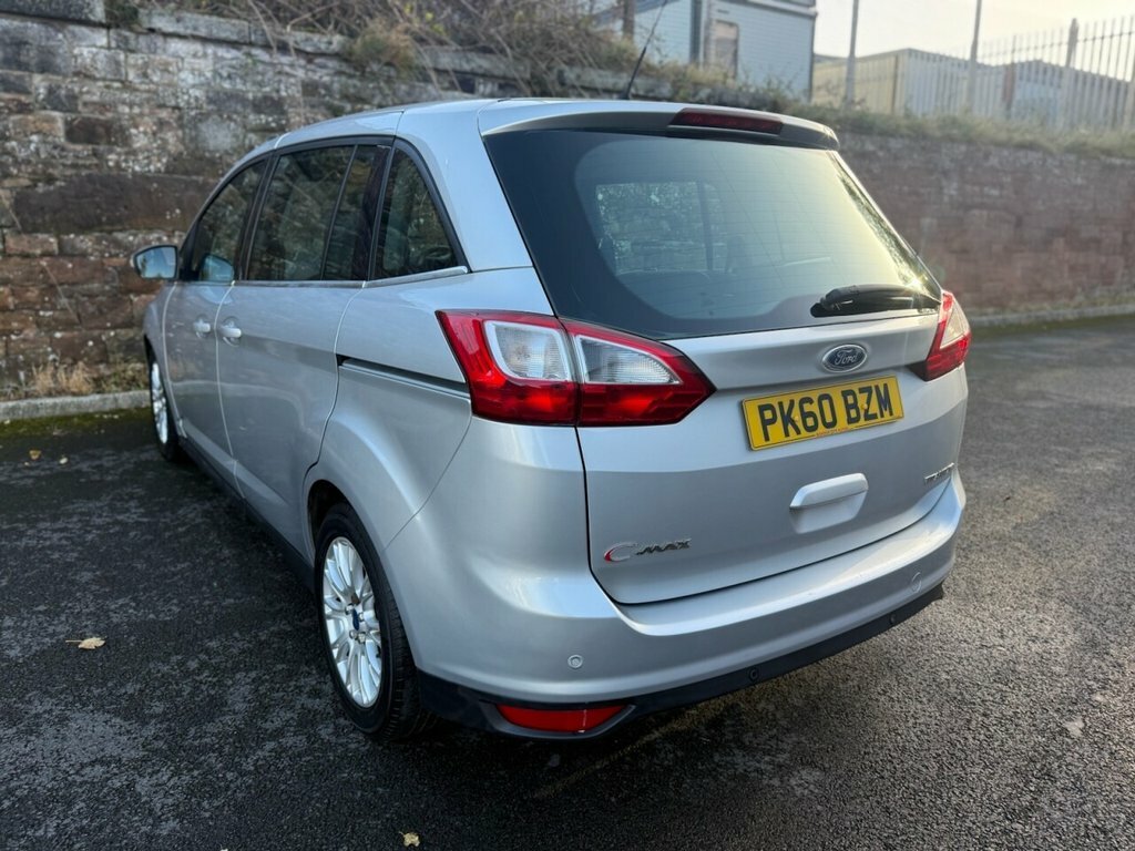 Ford Grand C-Max 1.6 Tdci Titanium 9 Services Dab Blueto Silver #8
