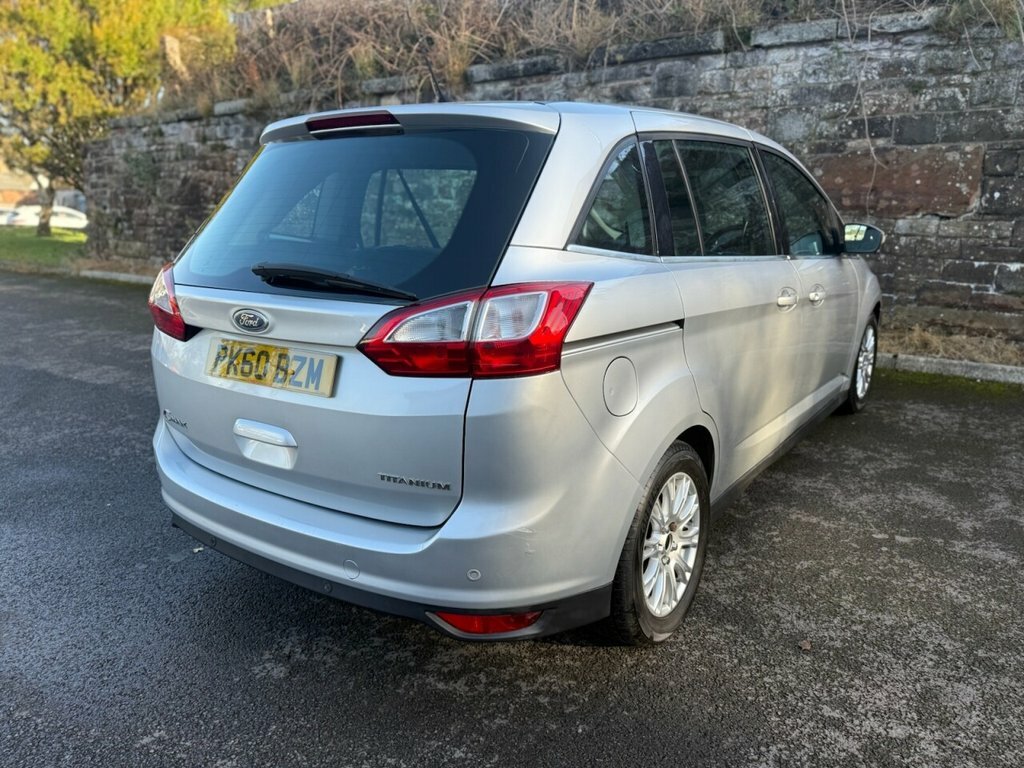 Ford Grand C-Max 1.6 Tdci Titanium 9 Services Dab Blueto Silver #6